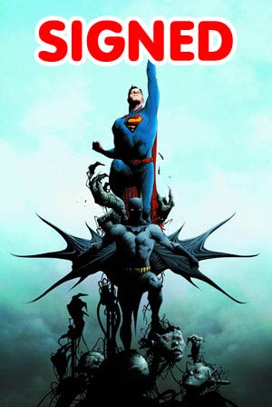 Batman Superman #1 Cover I DF Signed By Jae Lee