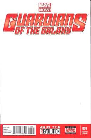 Guardians Of The Galaxy Vol 3 #1 Cover C Variant Blank Cover
