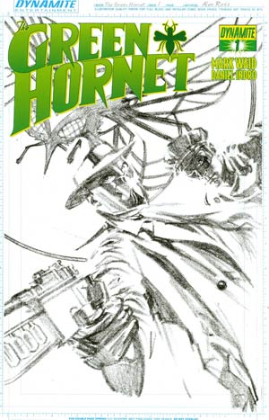 Mark Waids Green Hornet #1 Incentive Alex Ross Sketch Cover