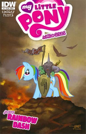 My Little Pony Micro-Series #2 Rainbow Dash Regular Cover B Tony Fleecs