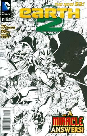 Earth 2 #11 Incentive Nicola Scott Sketch Cover