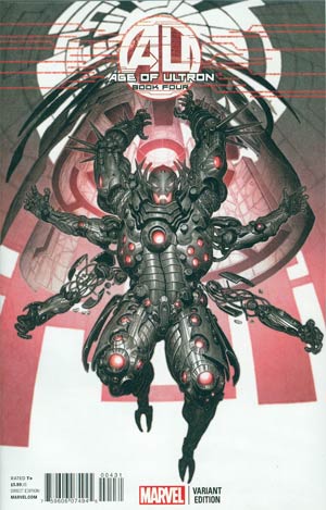 Age Of Ultron #4 Cover C Incentive Rock-He Kim Ultron Variant Cover