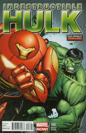 Indestructible Hulk #6 Cover B Incentive Many Armors Of Iron Man Variant Cover