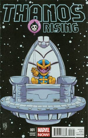 Thanos Rising #1 Cover B Variant Skottie Young Baby Cover