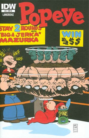Popeye Vol 3 #12 Incentive Dave Sim Variant Cover
