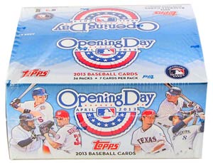 Topps 2013 Opening Day Baseball Trading Cards Box