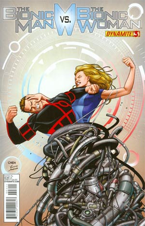 Bionic Man vs Bionic Woman #3 Regular Sean Chen Cover