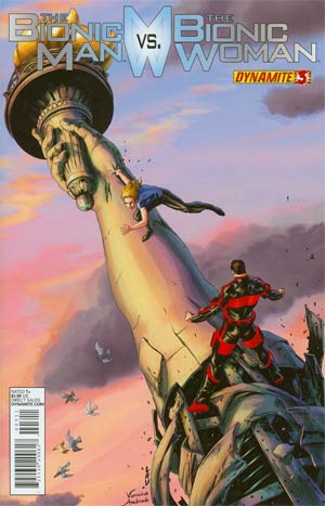 Bionic Man vs Bionic Woman #3 Regular Jonathan Lau Cover