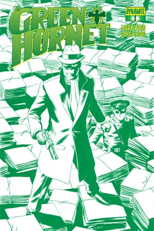 Mark Waids Green Hornet #1 High-End Paolo Rivera Emerald Green Ultra-Limited Cover (ONLY 50 COPIES IN EXISTENCE)