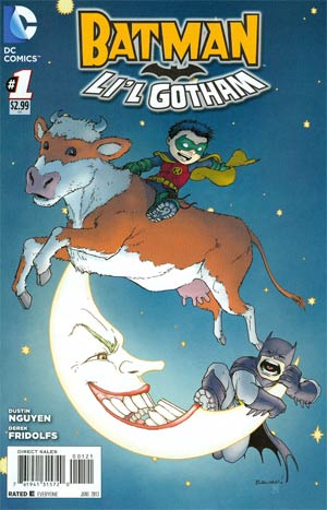 Batman Lil Gotham #1 Cover B Incentive Chris Burnham Variant Cover