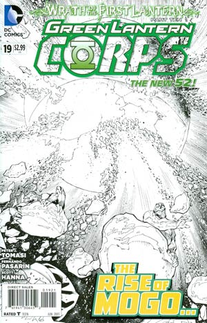 Green Lantern Corps Vol 3 #19 Cover B Incentive Andy Kubert Sketch Cover (Wrath Of The First Lantern Tie-In)