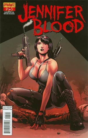 Garth Ennis Jennifer Blood #25 Incentive Super Sexy Leather & Lace Risque Variant Cover