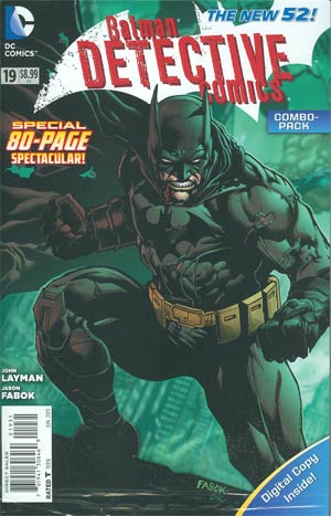 Detective Comics Vol 2 #19 Combo Pack Without Polybag