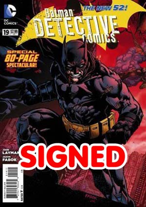 Detective Comics Vol 2 #19 Cover E DF Signed By John Layman