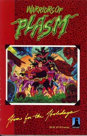 Warriors of Plasm Home for the Holidays Orginal Graphic Novel