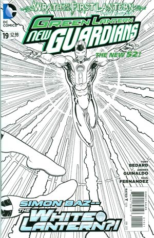 Green Lantern New Guardians #19 Cover B Incentive Aaron Kuder Sketch Cover (Wrath Of The First Lantern Tie-In)