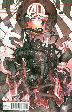 Age Of Ultron #6 Cover B Incentive Rock-He Kim Ultron Variant Cover