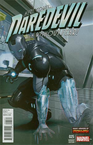 Daredevil Vol 3 #25 Cover B Incentive Many Armors Of Iron Man Variant Cover