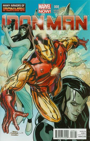 Iron Man Vol 5 #8 Cover B Incentive Many Armors Of Iron Man Variant Cover