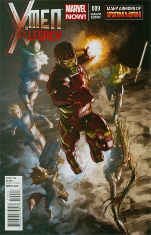 X-Men Legacy Vol 2 #9 Cover B Incentive Many Armors Of Iron Man Variant Cover