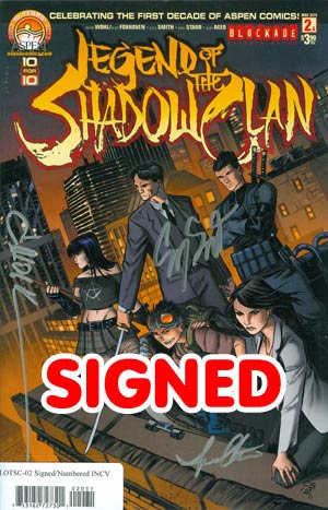 Legend Of The Shadow Clan #2 Incentive Signed & Numbered Edition