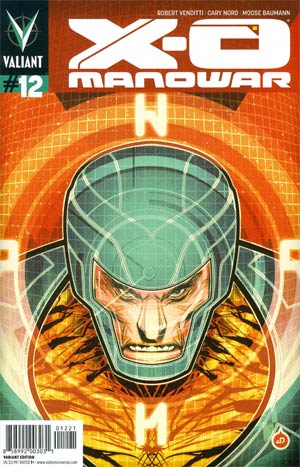 X-O Manowar Vol 3 #12 Cover B Incentive Juan Doe Variant Cover