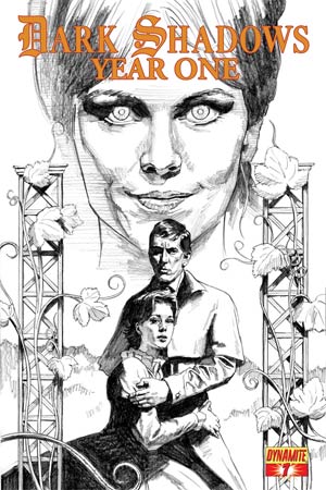 Dark Shadows Year One #1 Incentive Patrick Berkenkotter Black & White Cover