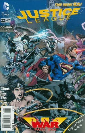 Justice League Vol 2 #22 Cover B Combo Pack With Polybag (Trinity War Part 1)