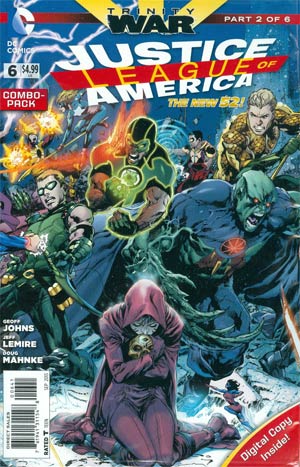 Justice League Of America Vol 3 #6 Cover B Combo Pack With Polybag (Trinity War Part 2)