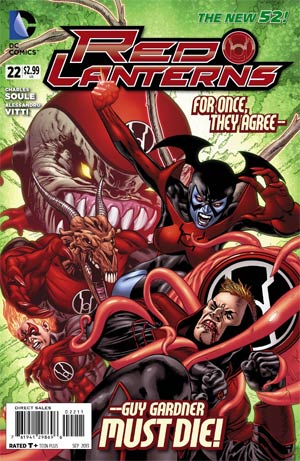 Red Lanterns #22 Cover A Regular Gabe Eltaeb Cover