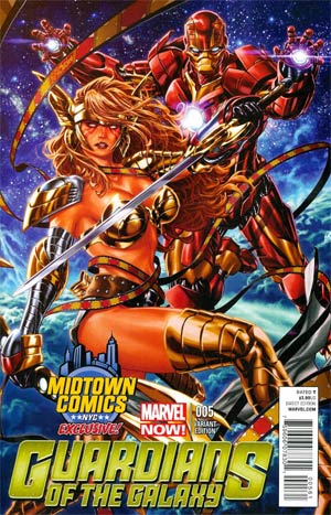 Guardians Of The Galaxy Vol 3 #5 Cover E Midtown Exclusive Mark Brooks Angela Variant Cover