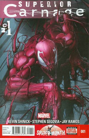 Superior Carnage #1 Cover A Regular Clayton Crain Cover