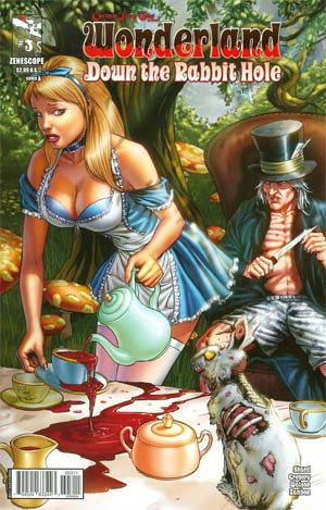 Grimm Fairy Tales Presents Wonderland Down The Rabbit Hole #3 Cover A Anthony Spay