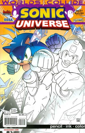 Archie Comics  Sonic Universe #54 Variant B Edition 