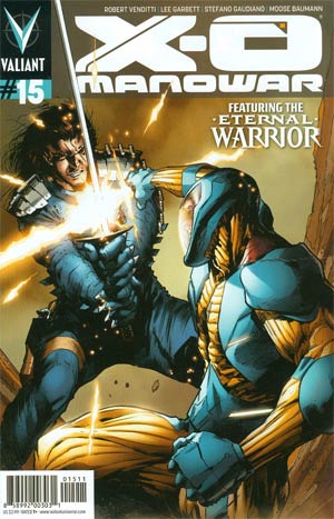 X-O Manowar Vol 3 #15 Cover A Regular Trevor Harisine Cover