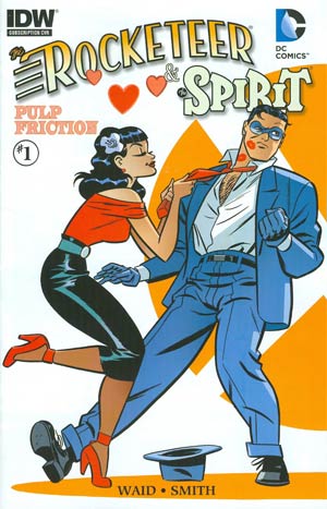 Rocketeer Spirit Pulp Friction #1 Cover B Variant Darwyn Cooke Subscription Cover