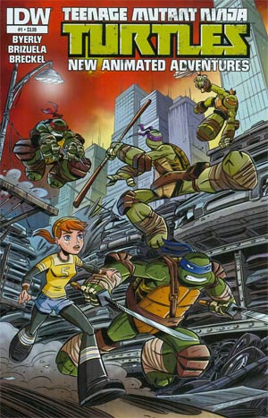 Teenage Mutant Ninja Turtles New Animated Adventures #1 Cover A Regular Dario Brizuela Cover