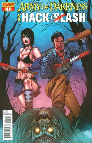 Army Of Darkness vs Hack Slash #1 Cover B Variant Tim Seeley Cover