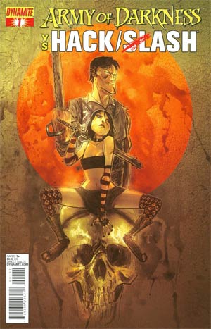 Army Of Darkness vs Hack Slash #1 Cover C Variant Ben Templesmith Cover