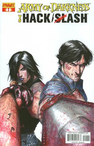 Army Of Darkness vs Hack Slash #1 Cover A Regular Stefano Caselli Cover