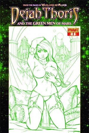 Dejah Thoris And The Green Men Of Mars #1 DF Exclusive Emerald City Comicon Ale Garza Emerald Green Cover
