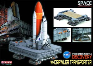 NASA Space Shuttle Discovery With Crawler 1/400 Scale Model Kit