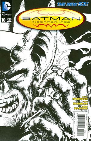Batman Incorporated Vol 2 #10 Incentive Chris Burnham Sketch Cover