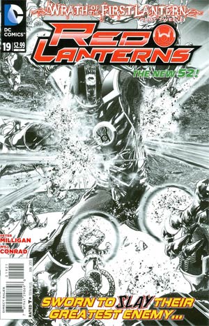 Red Lanterns #19 Cover B Incentive Miguel Sepulveda Sketch Cover (Wrath Of The First Lantern Tie-In)