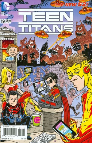 Teen Titans Vol 4 #19 Incentive MAD Magazine Variant Cover