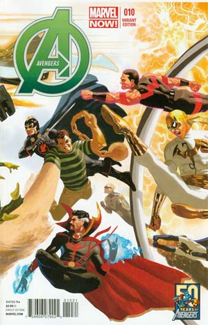 Avengers Vol 5 #10 Cover B Variant Avengers 50th Anniversary Cover
