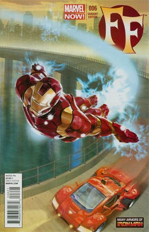 FF Vol 2 #6 Cover B Incentive Many Armors Of Iron Man Variant Cover