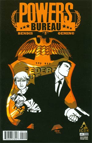 Powers Bureau #1 2nd Ptg Michael Avon Oeming Variant Cover