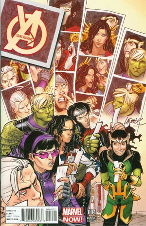 Young Avengers Vol 2 #4 Cover B Incentive David LaFuente Variant Cover