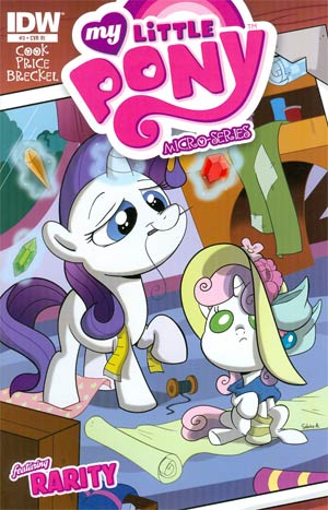 My Little Pony Micro-Series #3 Rarity Incentive Sabrina Alberghetti Variant Cover